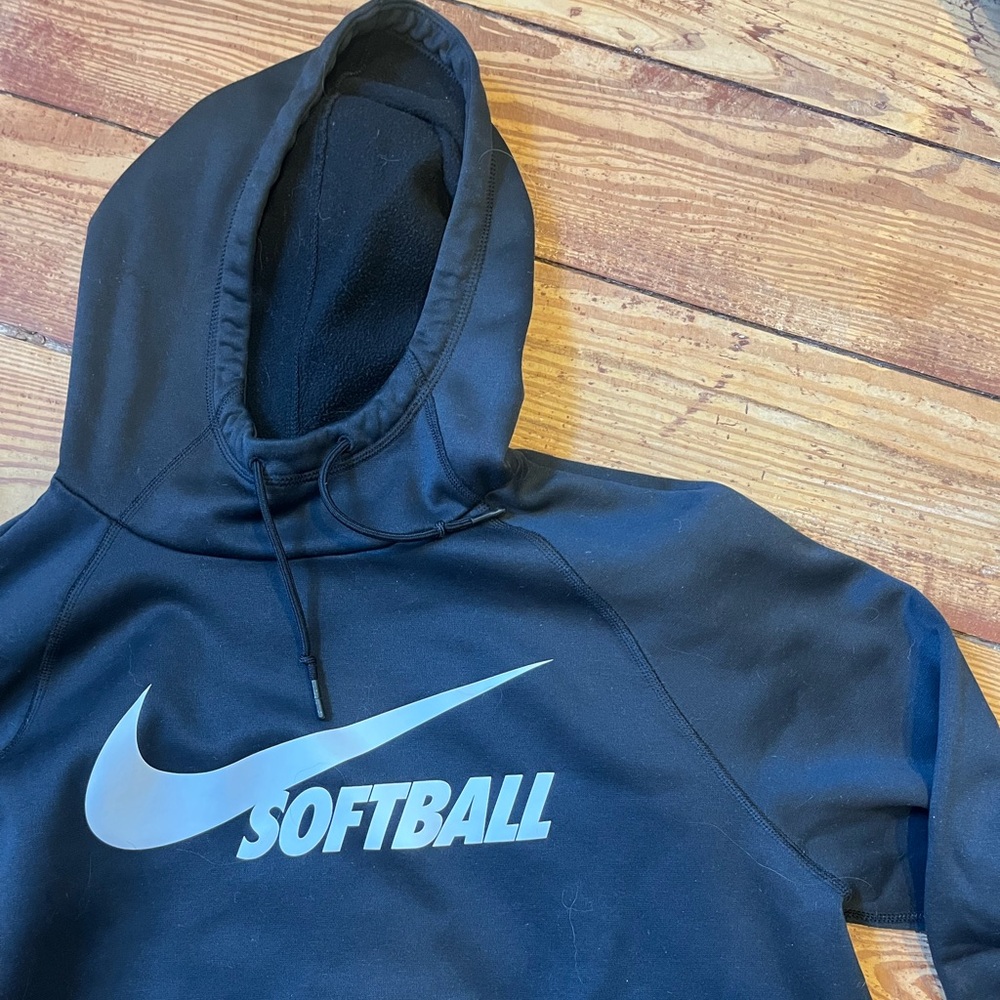 Nike Black Softball Hoodie for Women - Picture 3 of 4